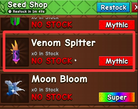 Grow a Garden 2 Venom Spitter